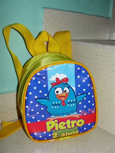 bolsa pequena da galinha pintadinha